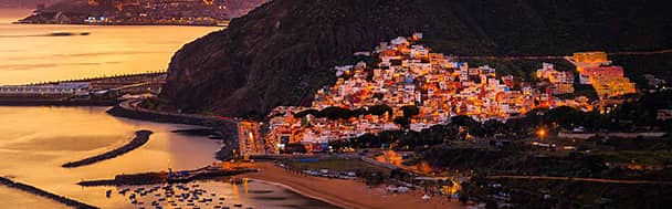 Vista del atardecer de San Andrés